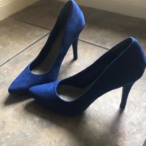 Cobalt blue forever 21 pumps